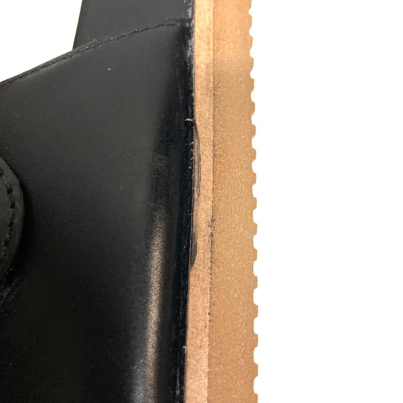 NWOT Vince Camuto Leather Kenendys Slide Sandals - Picture 8 of 13